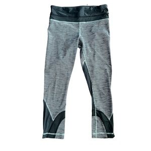 lululemon athletica Gray and Black Leggings
